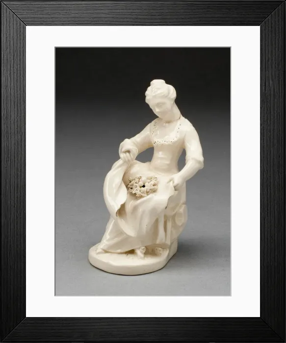 Framed Print : Girl with Bird Nest, Italy, c. 1775. Creator: Unknown Framed Print : Girl with Bird Nest, Italy, c. 1775. Creator: Unknown