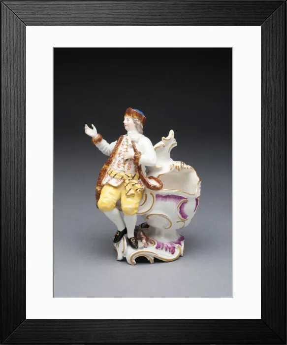 Framed Print : Salt Cellar, Frankenthal, 1762-1770. Creator: Johann Fredrich Lück Framed Print : Salt Cellar, Frankenthal, 1762-1770. Creator: Johann Fredrich Lück