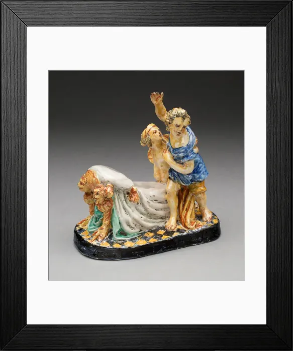 Framed Print : Joseph and Potiphars Wife, Central Italy, 1610 / 70. Creator: Unknown Framed Print : Joseph and Potiphars Wife, Central Italy, 1610 / 70. Creator: Unknown
