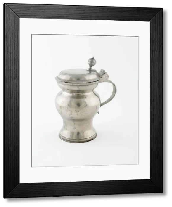 Framed Print : Covered Tankard, Regensburg, c. 1791. Creator: Johann George Kranth Framed Print : Covered Tankard, Regensburg, c. 1791. Creator: Johann George Kranth