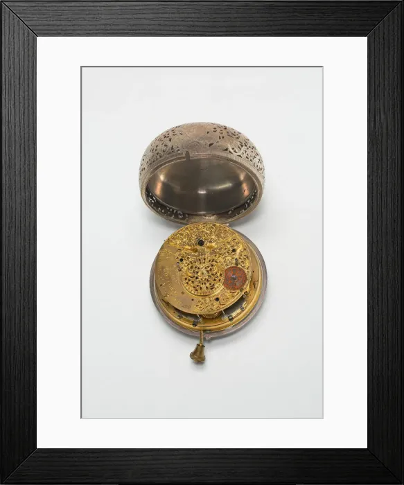 Framed Print : Carriage Clock, Dresden, c. 1725. Creator: Johann Gottlieb Graupner