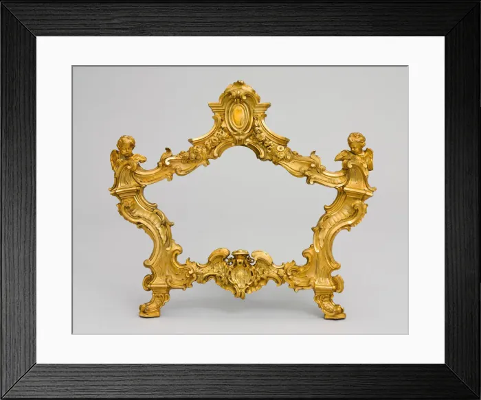 Framed Print : Carta Gloria Frame, Italy, 1765 / 66. Creator: Leandro Gagliardi Framed Print : Carta Gloria Frame, Italy, 1765 / 66. Creator: Leandro Gagliardi