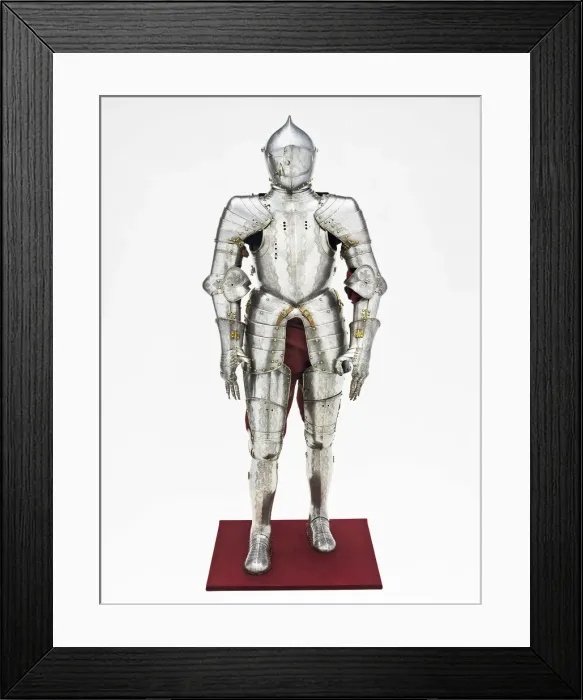 Framed Print : Armor for Field and Tournament, Augsburg, c. 1540 / 60 with later etching. Creator: Jorg T. Sorg, the Younger Framed Print : Armor for Field and Tournament, Augsburg, c. 1540 / 60 with later etching. Creator: Jorg T. Sorg, the Younger
