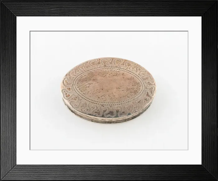 Framed Print : Patchbox, Birmingham, c. 1796 / 97. Creator: Joseph Taylor Framed Print : Patchbox, Birmingham, c. 1796 / 97. Creator: Joseph Taylor