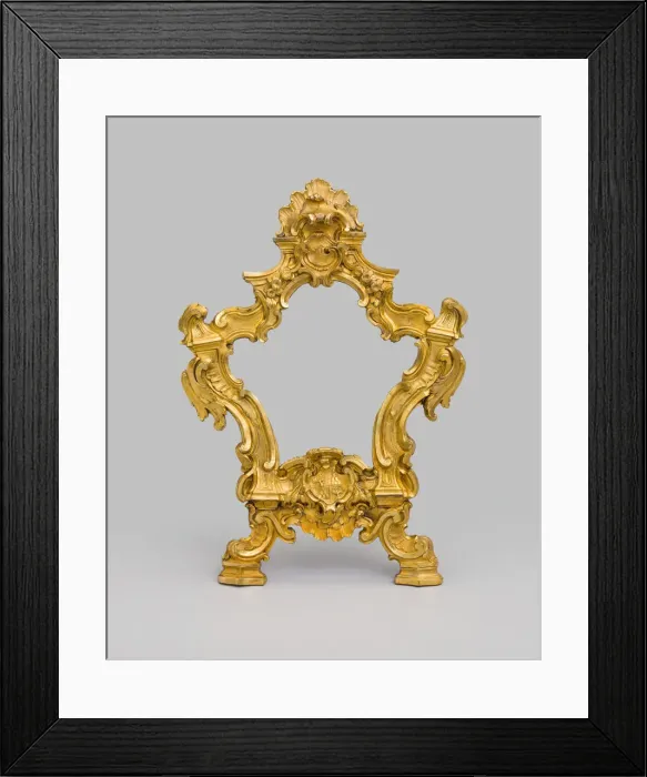 Framed Print : Carta Gloria Frame, Italy, 1765 / 66. Creator: Leandro Gagliardi Framed Print : Carta Gloria Frame, Italy, 1765 / 66. Creator: Leandro Gagliardi