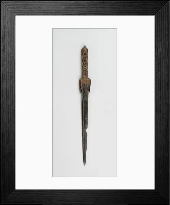 Framed Print : Ballock Dagger, Northern Europe, late 15th century. Creator: Unknown Framed Print : Ballock Dagger, Northern Europe, late 15th century. Creator: Unknown