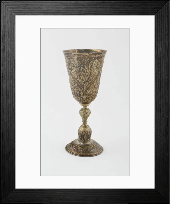 Framed Print : Cup, Augsburg, c. 1600. Creator: L. Umbach