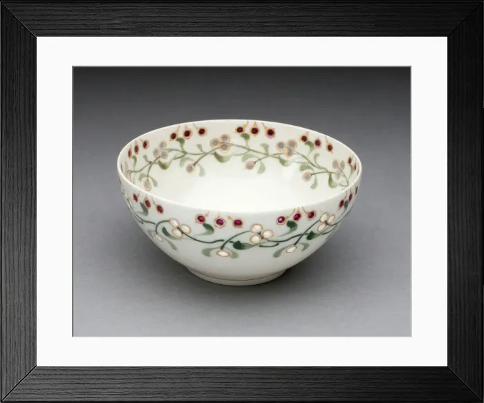 Framed Print : Bowl, France, c. 1900. Creator: Limoges Pottery and Porcelain Factories Framed Print : Bowl, France, c. 1900. Creator: Limoges Pottery and Porcelain Factories