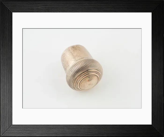 Framed Print : Nutmeg Grater, Birmingham, c. 1800. Creator: Marked SM Framed Print : Nutmeg Grater, Birmingham, c. 1800. Creator: Marked SM