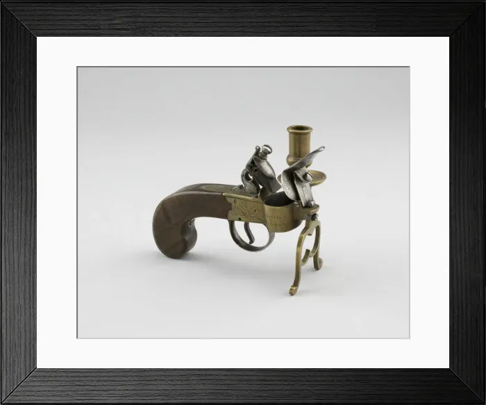 Framed Print : Flintlock Strike-A-Light, England, early 19th century. Creator: P. Bond England Framed Print : Flintlock Strike-A-Light, England, early 19th century. Creator: P. Bond England