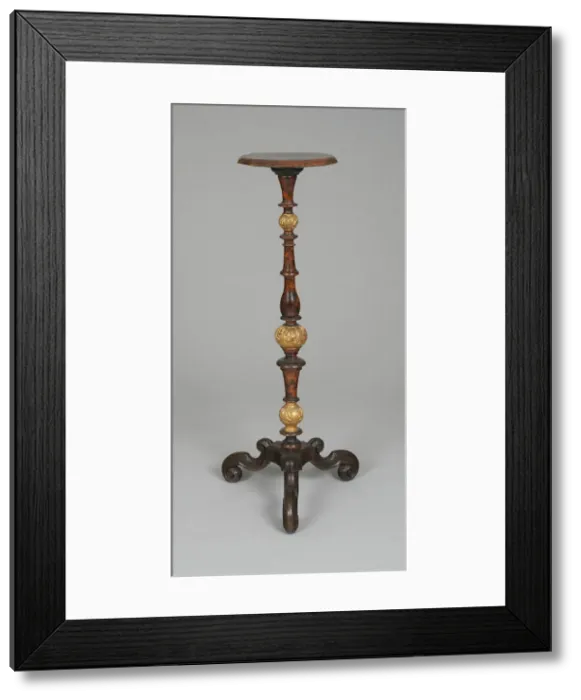 Framed Print : Candlestand, London, 1680 / 90. Creator: Unknown Framed Print : Candlestand, London, 1680 / 90. Creator: Unknown