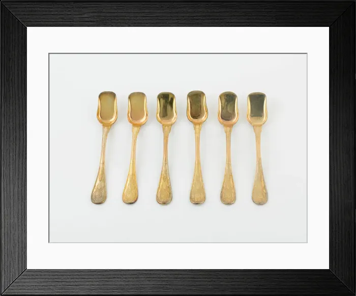 Framed Print : Berry Spoons (2), Paris, 1789 / 1820. Creators: Martin-Guillaume Biennais Framed Print : Berry Spoons (2), Paris, 1789 / 1820. Creators: Martin-Guillaume Biennais