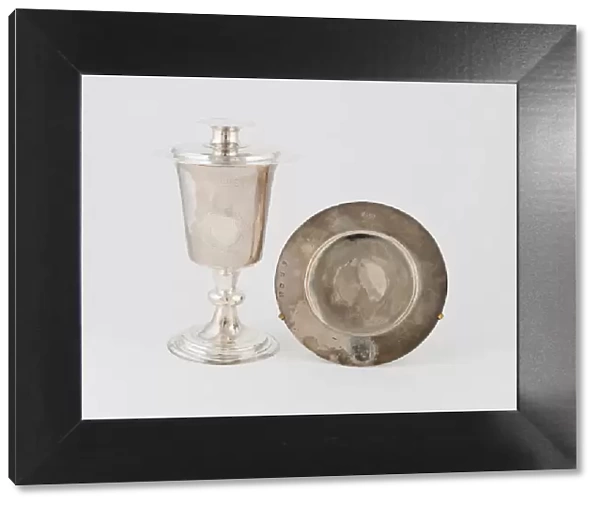 Communion Cup and Paten Cover, London, 1640  /  41. Creator: Unknown