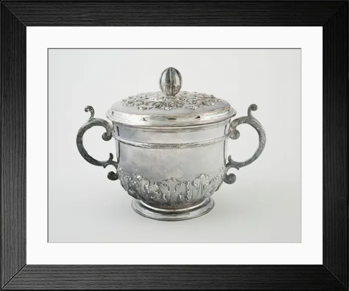 Framed Print : Two-Handled Cup with Cover, London, 1684 / 85. Creator: Unknown Framed Print : Two-Handled Cup with Cover, London, 1684 / 85. Creator: Unknown