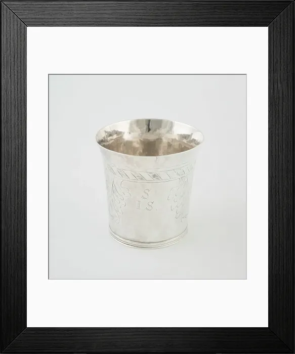 Framed Print : Beaker, London, 1692 / 93. Creator: Unknown Framed Print : Beaker, London, 1692 / 93. Creator: Unknown