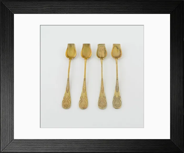 Framed Print : Salt Spoons (2), Rome, c. 1820. Creators: Martin-Guillaume Biennais, Pietro Paola Spagna Framed Print : Salt Spoons (2), Rome, c. 1820. Creators: Martin-Guillaume Biennais, Pietro Paola Spagna