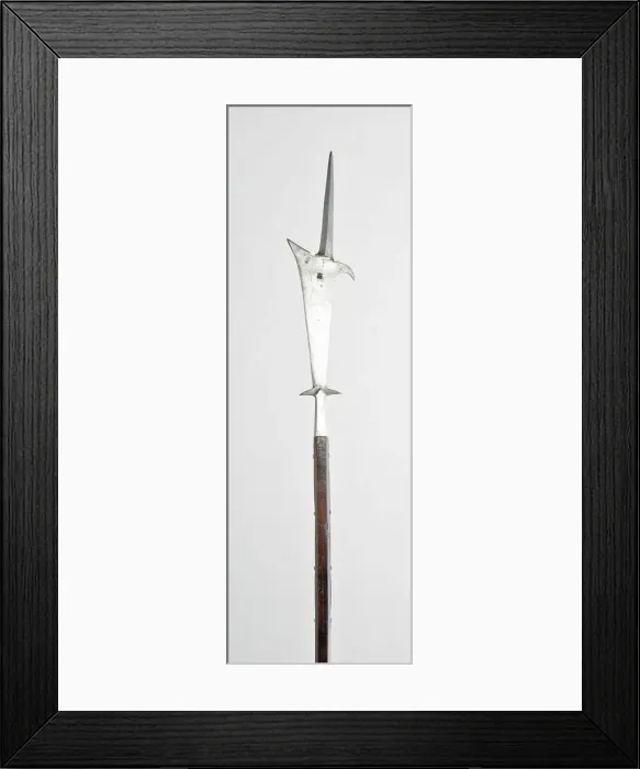 Framed Print : Halberd, Italy, 1500 / 40. Creator: Master B. E Framed Print : Halberd, Italy, 1500 / 40. Creator: Master B. E