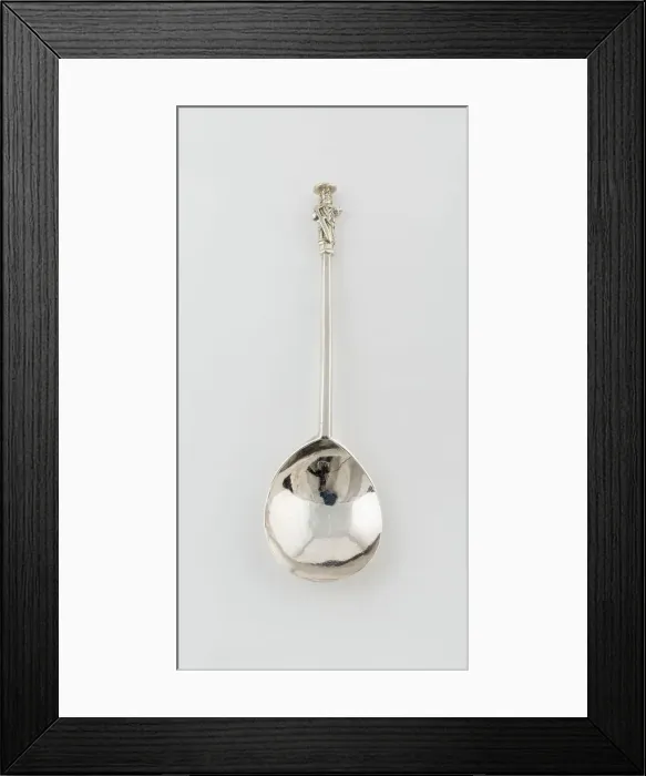 Framed Print : Apostle Spoon: St. Bartholomew, London, 1618 / 19. Creator: Unknown Framed Print : Apostle Spoon: St. Bartholomew, London, 1618 / 19. Creator: Unknown