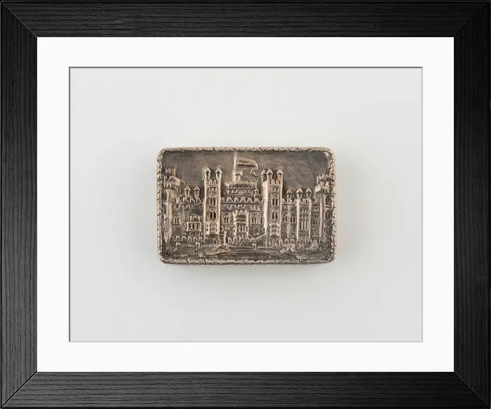 Framed Print : Vinaigrette with View of Windsor Castle, Birmingham, 1837 / 38. Creator: Nathaniel Mills Framed Print : Vinaigrette with View of Windsor Castle, Birmingham, 1837 / 38. Creator: Nathaniel Mills