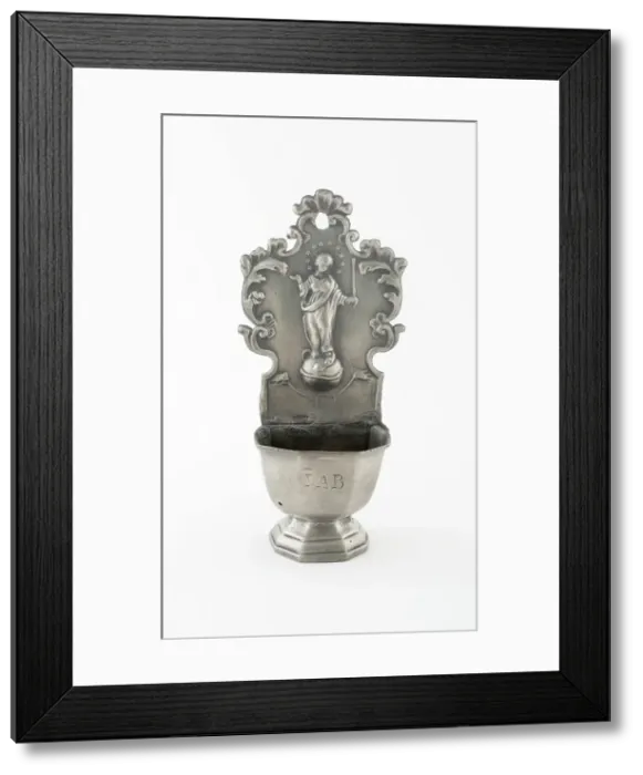 Framed Print : Holy Water Stoup (Benitier), Austro-Hungarian Empire, 18th century. Creator: Unknown Framed Print : Holy Water Stoup (Benitier), Austro-Hungarian Empire, 18th century. Creator: Unknown