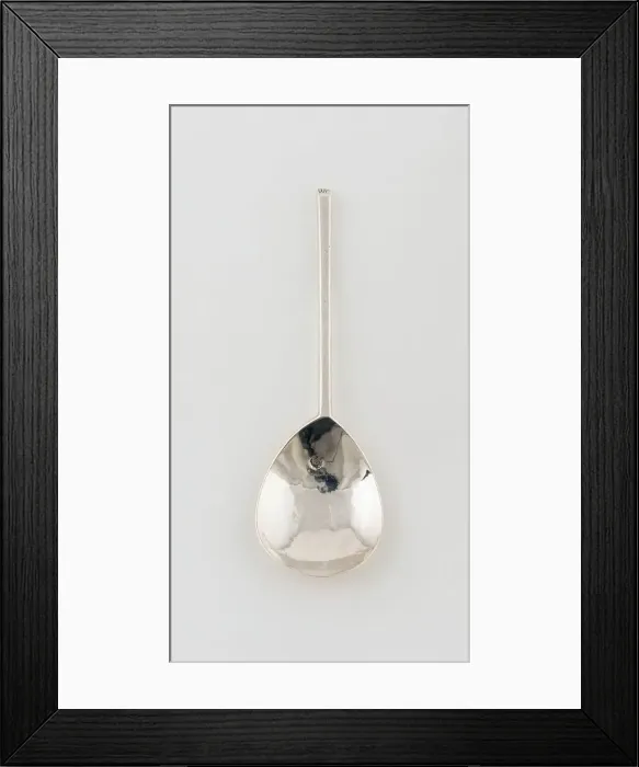 Framed Print : Spoon: James I Slipped in the Stalk Spoon, London, 1609. Creator: Unknown Framed Print : Spoon: James I Slipped in the Stalk Spoon, London, 1609. Creator: Unknown