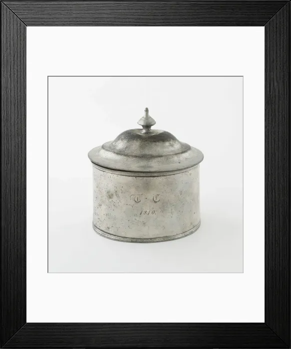 Framed Print : Tobacco Box, England, 1810. Creator: Unknown Framed Print : Tobacco Box, England, 1810. Creator: Unknown