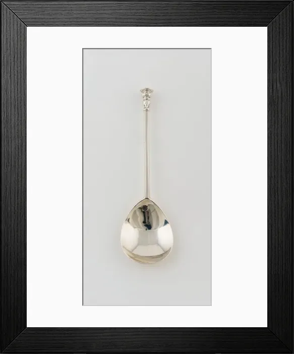 Framed Print : Spoon with Seal of James I, London, 1624. Creator: Unknown Framed Print : Spoon with Seal of James I, London, 1624. Creator: Unknown