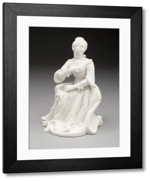 Framed Print : Singer, Germany, c. 1775 / 85. Creator: Franz Anton Bustelli Framed Print : Singer, Germany, c. 1775 / 85. Creator: Franz Anton Bustelli