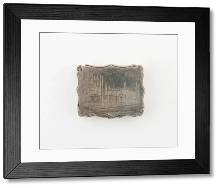 Framed Print : Vinaigrette with View of Kings College, Cambridge, Birmingham, 1845 / 46 Framed Print : Vinaigrette with View of Kings College, Cambridge, Birmingham, 1845 / 46