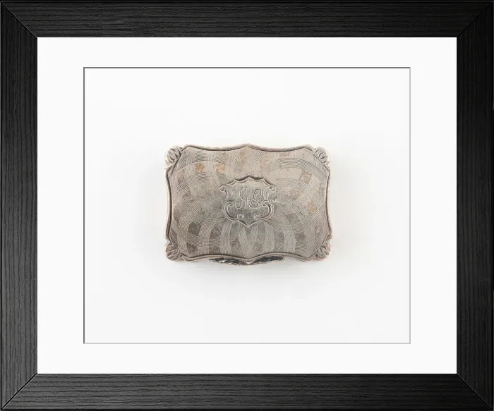 Framed Print : Vinaigrette, Birmingham, c. 1845 / 55. Creator: Nathaniel Mills Framed Print : Vinaigrette, Birmingham, c. 1845 / 55. Creator: Nathaniel Mills