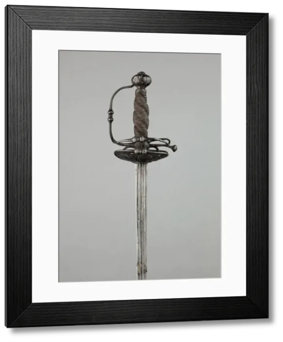 Framed Print : Rapier, Europe, northern, c. 1650. Creator: Unknown Framed Print : Rapier, Europe, northern, c. 1650. Creator: Unknown