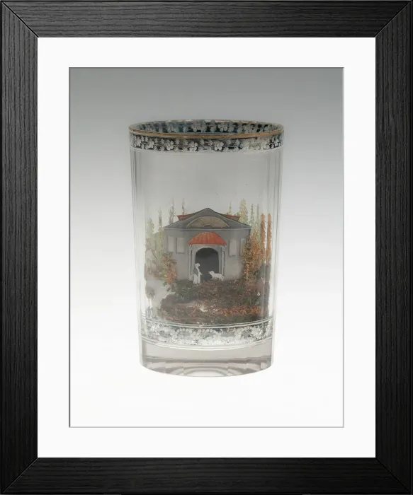 Framed Print : Double-Walled Beaker, Russia, c. 1800 / 20. Creators: Aleksandr Vershinin Framed Print : Double-Walled Beaker, Russia, c. 1800 / 20. Creators: Aleksandr Vershinin