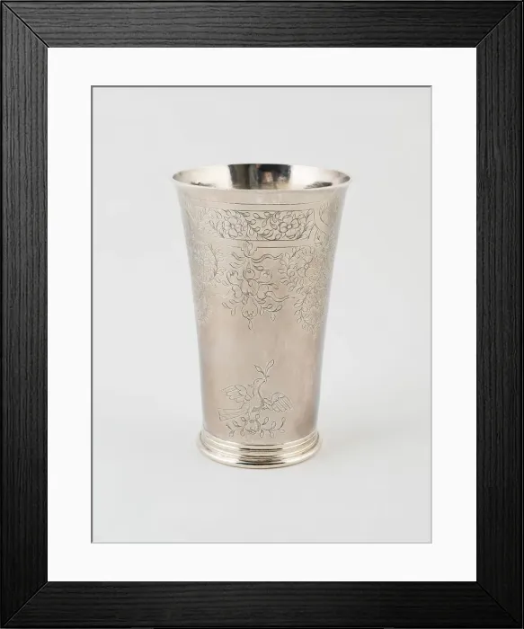 Framed Print : Beaker, Netherlands, c. 1640. Creator: Unknown Framed Print : Beaker, Netherlands, c. 1640. Creator: Unknown