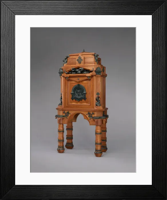 Framed Print : Cigar Cabinet, Paris, c. 1867. Creator: Charles-Guillaume Diehl Framed Print : Cigar Cabinet, Paris, c. 1867. Creator: Charles-Guillaume Diehl