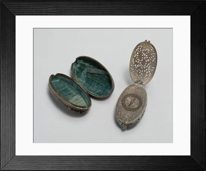 Framed Print : Egg-Type Watch, Augsburg, c. 1740. Creator: Nicklaus Rugend Framed Print : Egg-Type Watch, Augsburg, c. 1740. Creator: Nicklaus Rugend