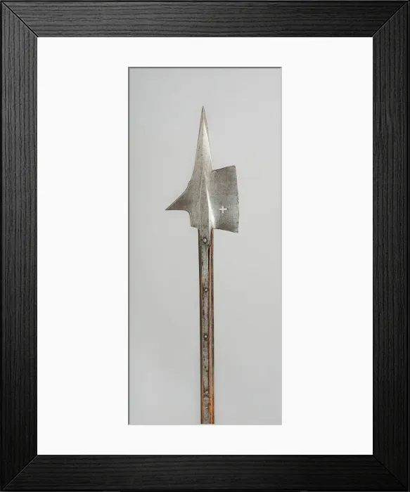 Framed Print : Halberd, Switzerland, 1663-81. Creator: Lamprecht Koller Framed Print : Halberd, Switzerland, 1663-81. Creator: Lamprecht Koller