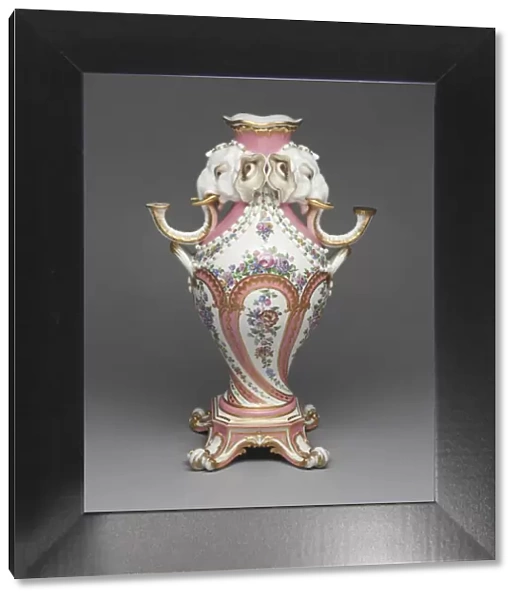 Elephant Candelabrum Vase (Vase aTete d Elephant), Sevres, 1757  /  58