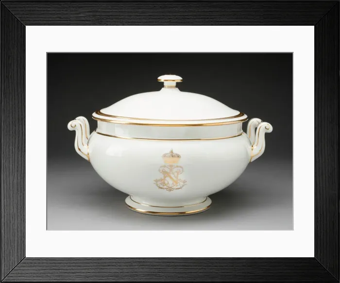 Framed Print : Tureen, Sevres, 1861 / 64. Creator: Sevres Porcelain Manufactory Framed Print : Tureen, Sevres, 1861 / 64. Creator: Sevres Porcelain Manufactory