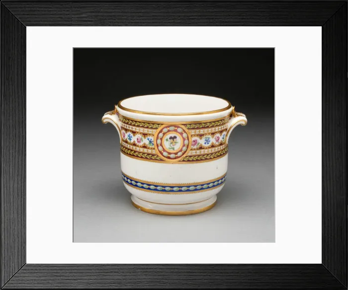 Framed Print : Wineglass Cooler, Sevres, 1789. Creator: Sevres Porcelain Manufactory Framed Print : Wineglass Cooler, Sevres, 1789. Creator: Sevres Porcelain Manufactory