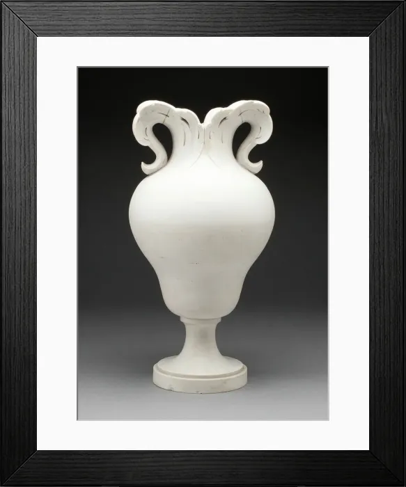 Framed Print : Vase, Sevres, c. 1755. Creator: Sevres Porcelain Manufactory Framed Print : Vase, Sevres, c. 1755. Creator: Sevres Porcelain Manufactory