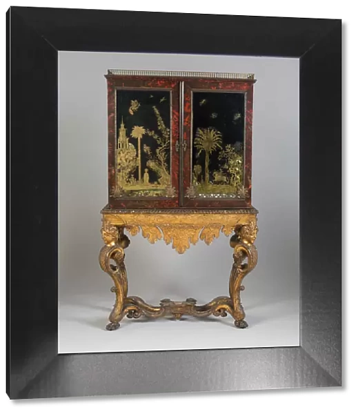 Cabinet on Stand, Netherlands, Late 17th century. Creator: Unknown