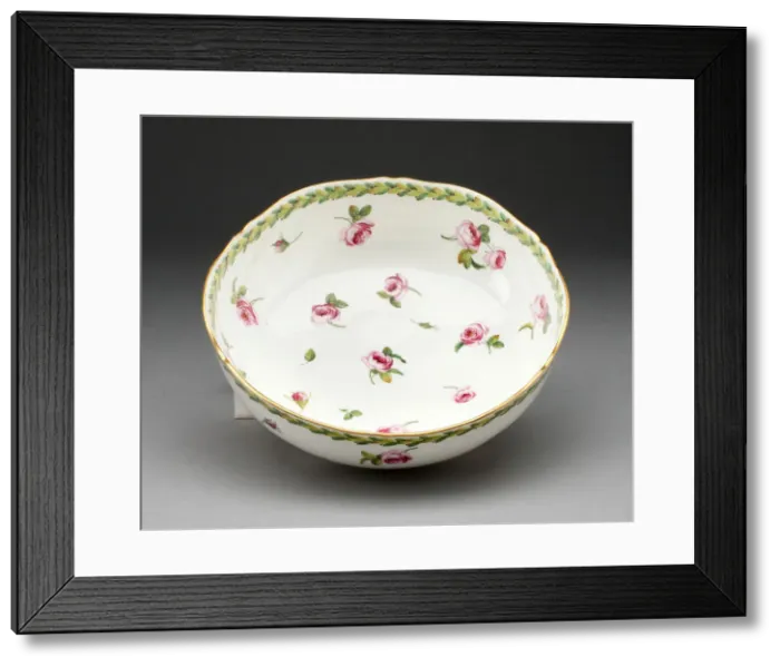 Framed Print : Saladier Bowl, Sevres, 1773. Creator: Sevres Porcelain Manufactory