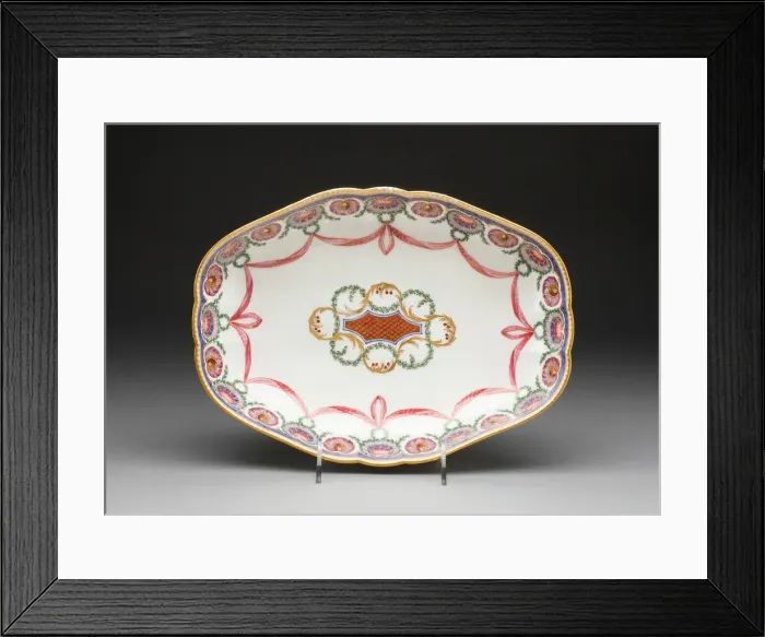 Framed Print : Basin (Jatte ovale de pot al eau), Sevres, 1763 Framed Print : Basin (Jatte ovale de pot al eau), Sevres, 1763