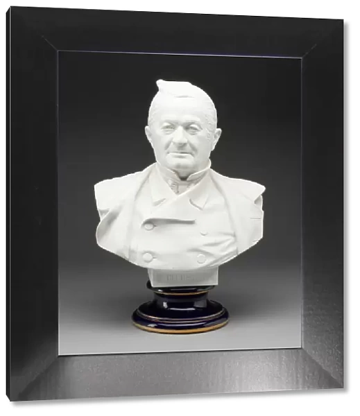 Bust of President Thiers, Sevres, 1883. Creators: Sevres Porcelain Manufactory