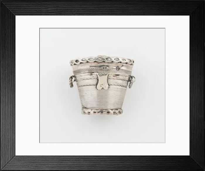 Framed Print : Sponge Box, Netherlands, 1837. Creator: Probably Dirk Hendrik Greup, Sr
