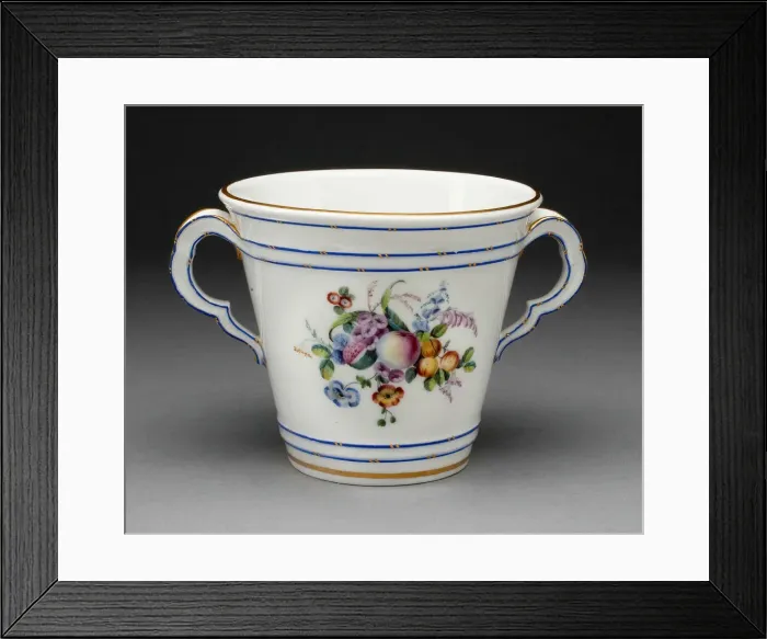 Framed Print : Wineglass Cooler, Sevres, 1758. Creators: Sevres Porcelain Manufactory Framed Print : Wineglass Cooler, Sevres, 1758. Creators: Sevres Porcelain Manufactory