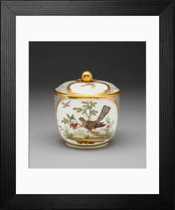 Framed Print : Sugar Bowl, Sevres, 1781. Creators: Sevres Porcelain Manufactory Framed Print : Sugar Bowl, Sevres, 1781. Creators: Sevres Porcelain Manufactory