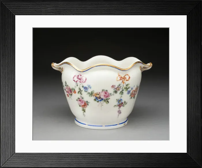Framed Print : Wineglass Cooler, Sevres, 1758. Creators: Sevres Porcelain Manufactory Framed Print : Wineglass Cooler, Sevres, 1758. Creators: Sevres Porcelain Manufactory