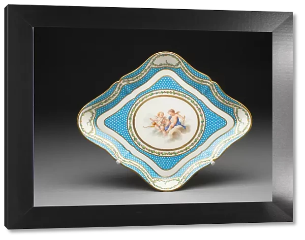 Tray (from a tea service), Sevres, 1770. Creators: Sevres Porcelain Manufactory
