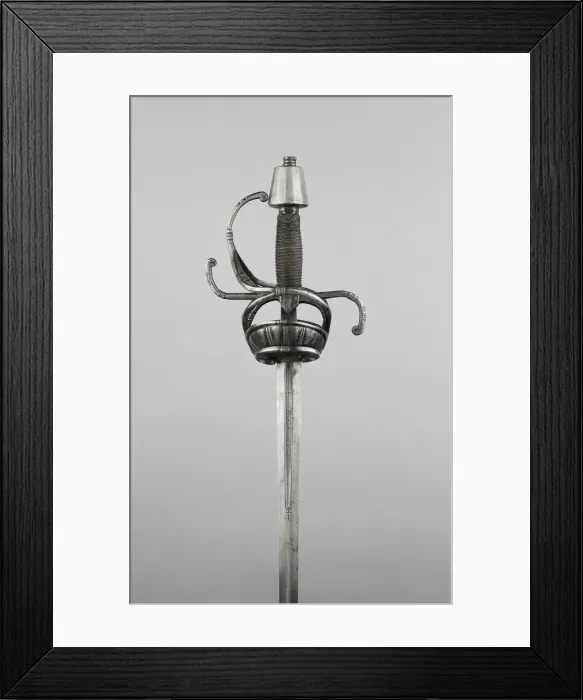 Framed Print : Rapier, Europe, southern, 1620-30. Creator: Unknown Framed Print : Rapier, Europe, southern, 1620-30. Creator: Unknown